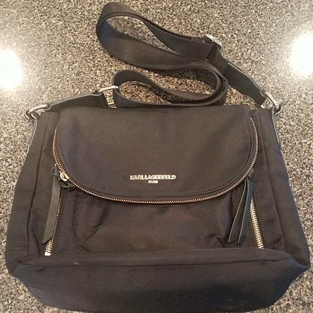 Karl Lagerfeld nylon crossbody bag